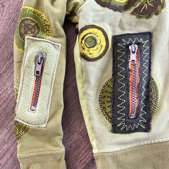 Vicious Wear Toddler Sweatshirt Green Dragon Pockets - Picture 2 of 11